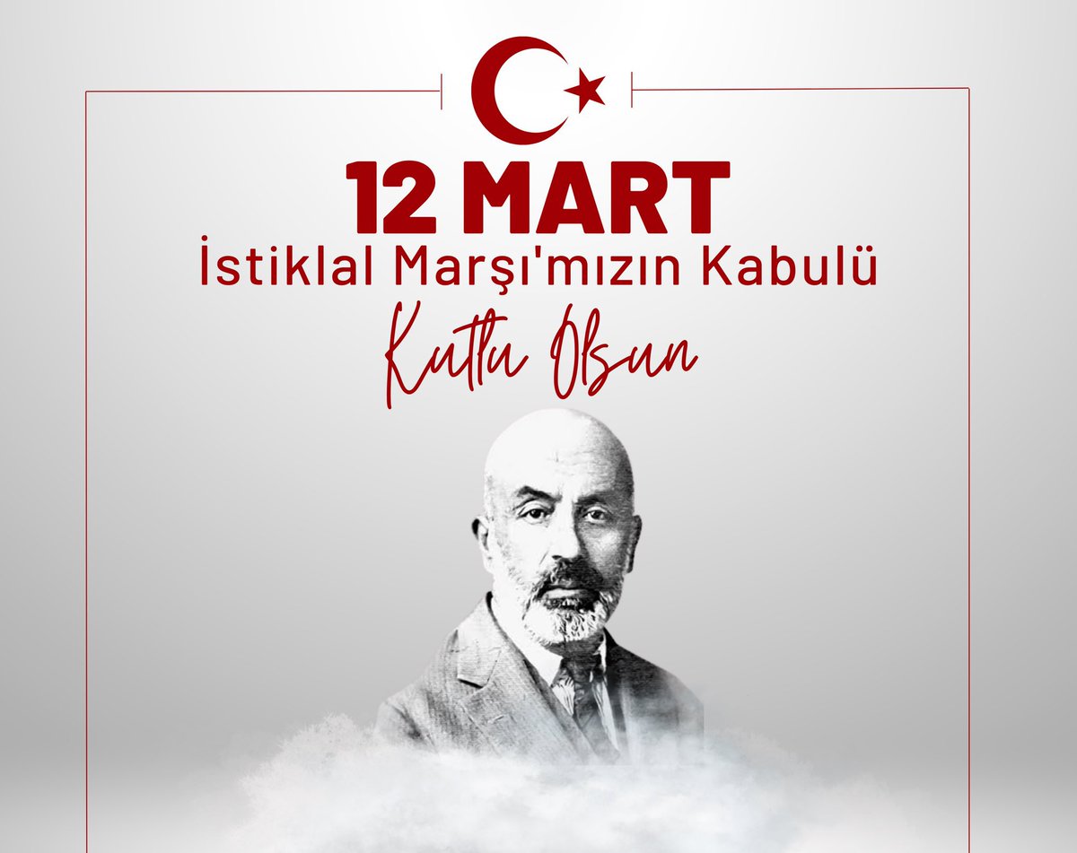 Kaymakamımız Sayın Onur BEKTAŞ’ ın 12 Mart İstiklal Marşı’nın Kabulü ve Mehmet Akif Ersoy’u Anma Günü mesajı