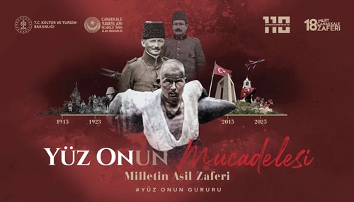 Kaymakamımız Sayın Onur BEKTAŞ' ın 18 Mart Şehitleri Anma Günü ve Çanakkale Zaferi'nin 110. Yıl Dönümü Kutlama Mesajı
